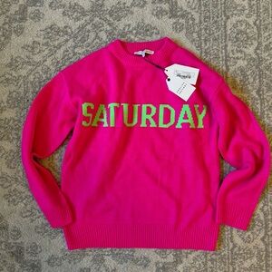 English Factory Anthropologie weekend (Saturday) sweater. NWT, small